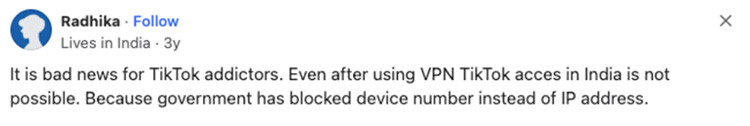 भारतीय VPN से भी टिकटॉक एक्सेस क्यों नहीं कर सकते हैं