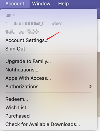 Change Apple Store Country on Mac Step 3