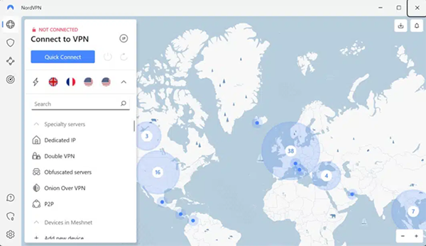 Connect to NordVPN