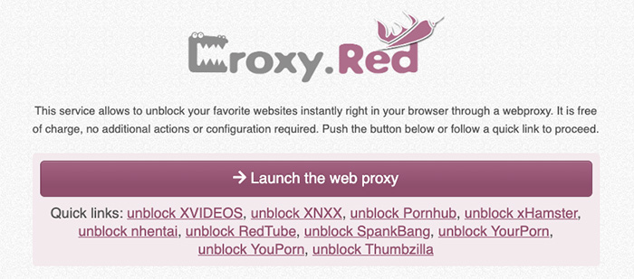 Croxy Red Proxy for xHamster