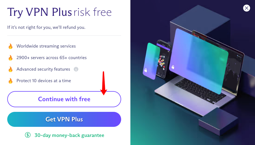 ProtonVPN Free Plan