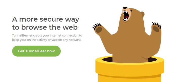 Free VPN for Monkey - TunnelBear